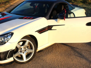 Mercedes Benz SLK Fender Air Grill Trim - Carbon Fiber - R172 Mercedes Benz SLK Fender Air Grill Trim - Carbon Fiber - R172